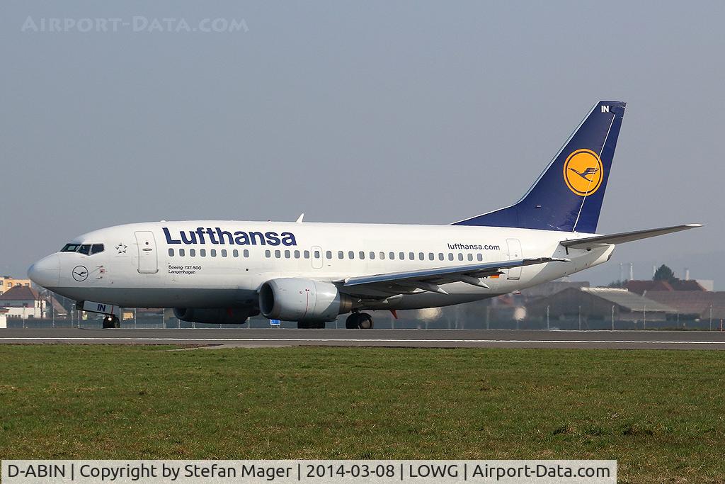 D-ABIN, 1991 Boeing 737-530 C/N 24938, Lufthansa B.737-500 @GRZ