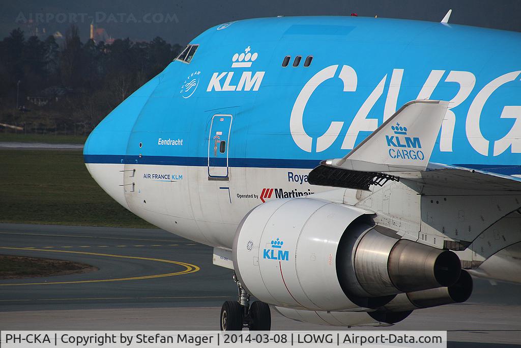 PH-CKA, 2003 Boeing 747-406F/ER/SCD C/N 33694, KLM Cargo (for Etihad Cargo) B.747-400F from Abu Dhabi @GRZ