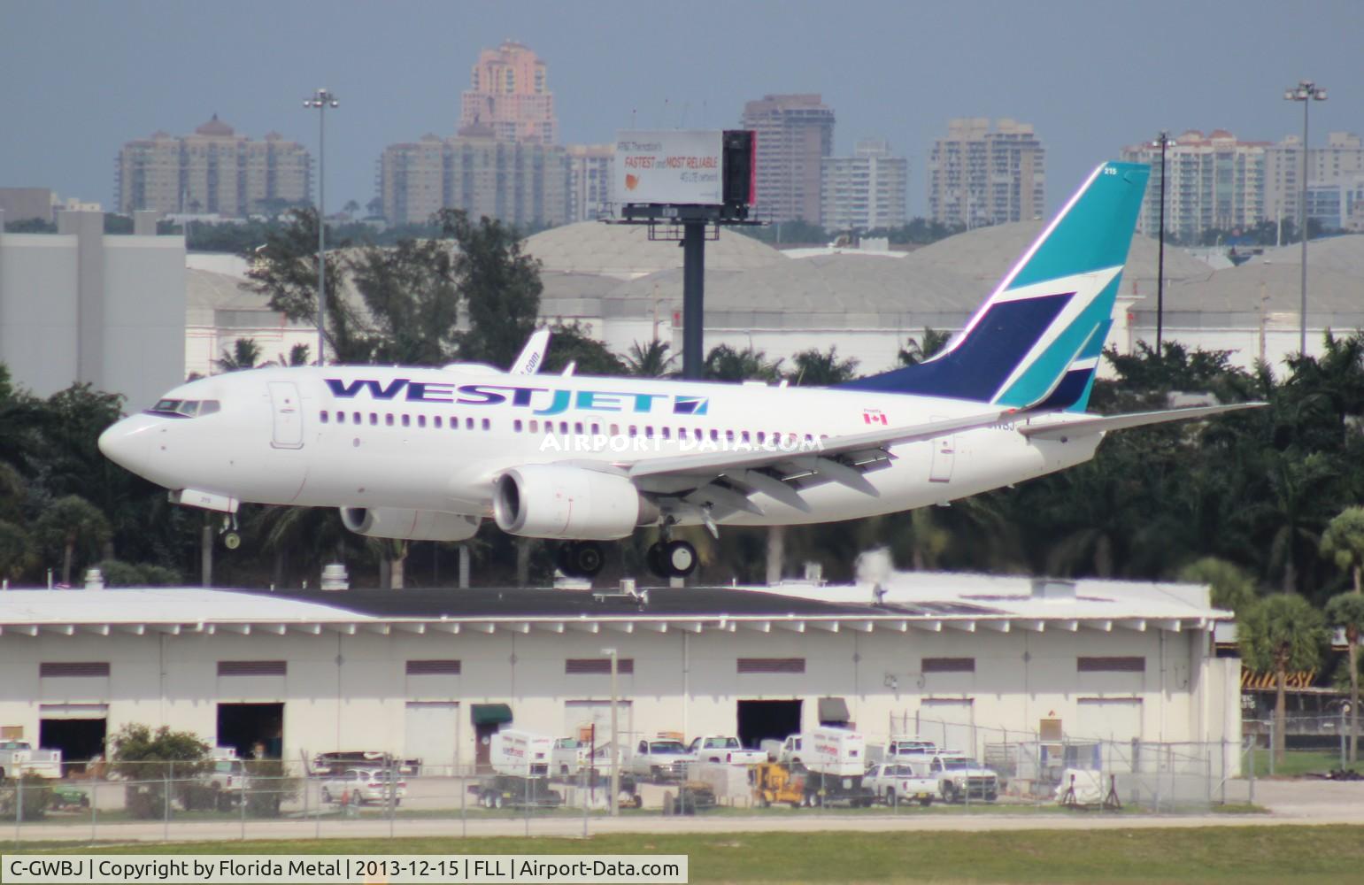 C-GWBJ, 2003 Boeing 737-7CT C/N 32754, West Jet 737-700