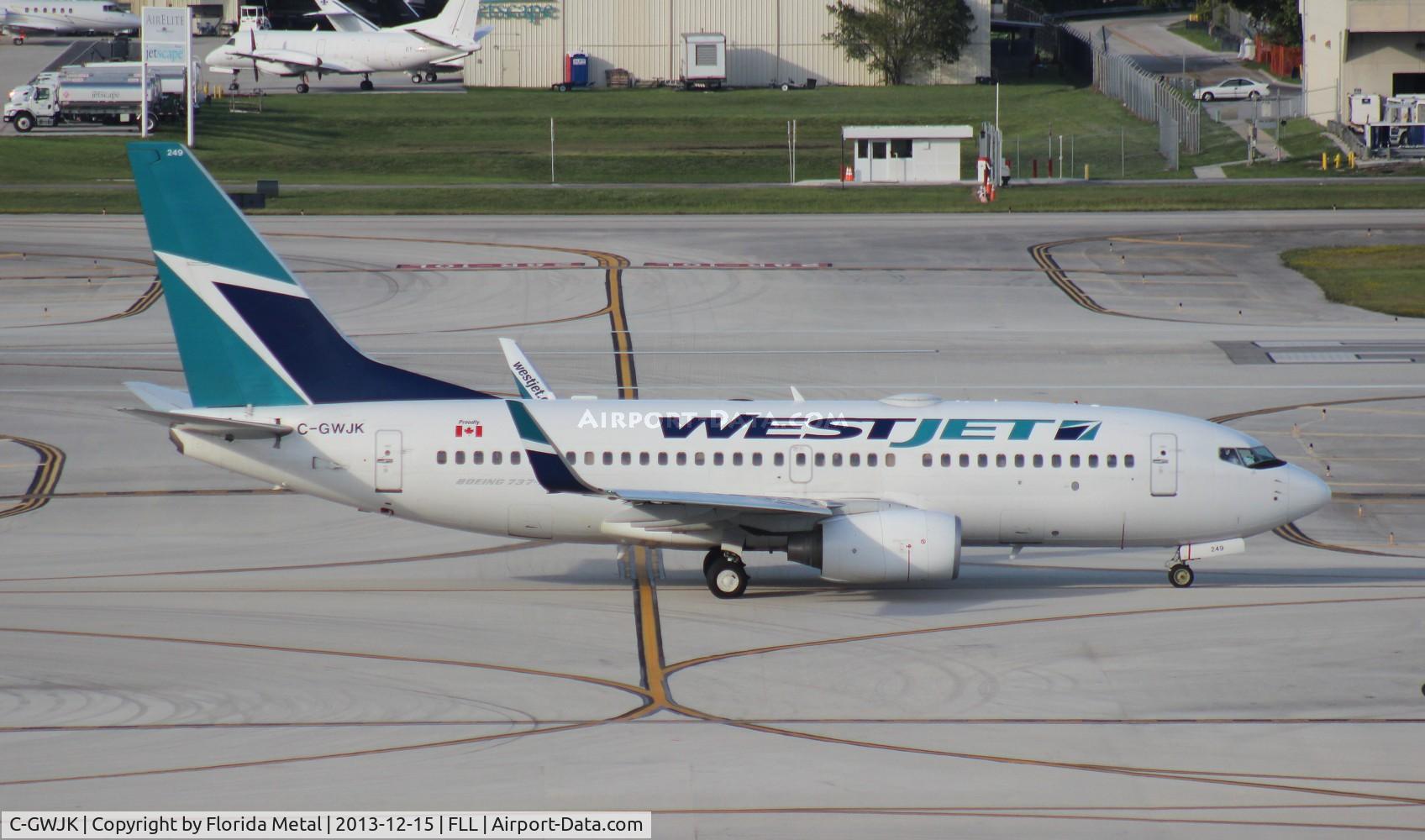 C-GWJK, 2008 Boeing 737-7CT C/N 35084, West Jet 737-700