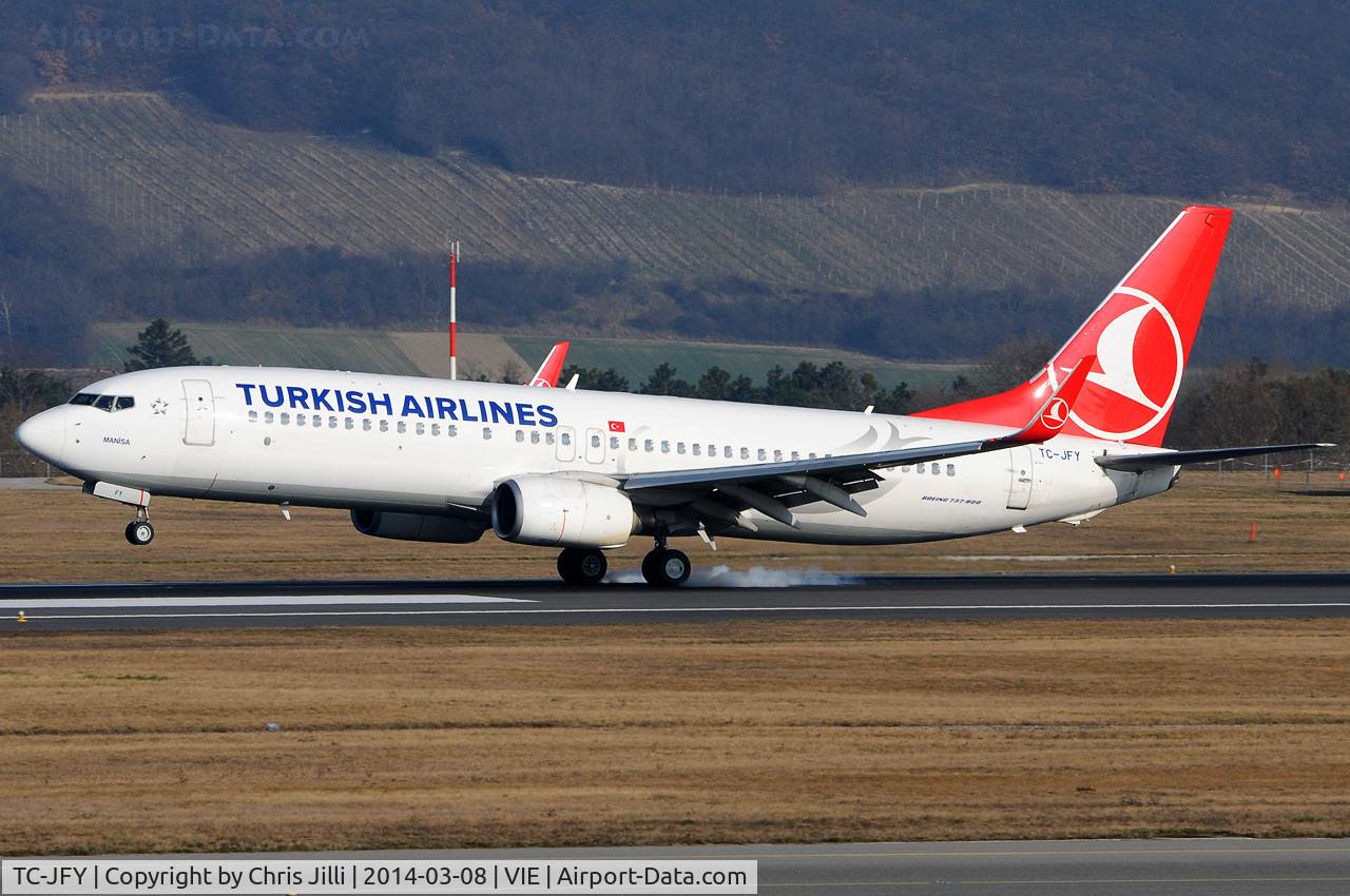 TC-JFY, 2000 Boeing 737-8F2 C/N 29783/497, Turkish Airlines