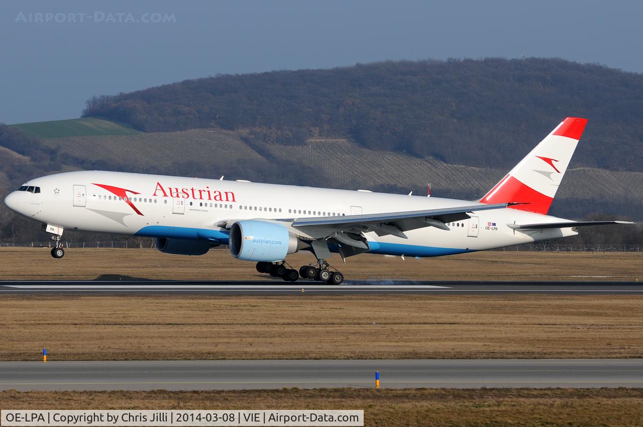 OE-LPA, 1997 Boeing 777-2Z9/ER C/N 28698, Austrian Airlines