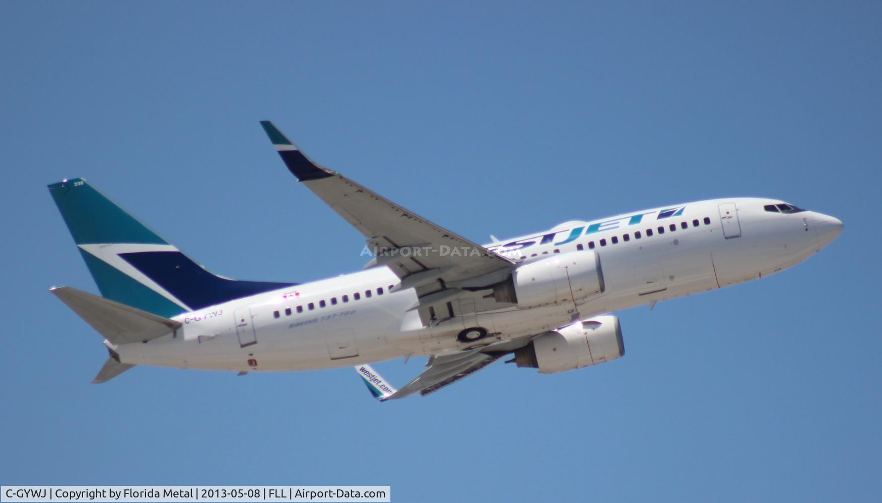 C-GYWJ, 2006 Boeing 737-7CT C/N 32772, West Jet 737-700
