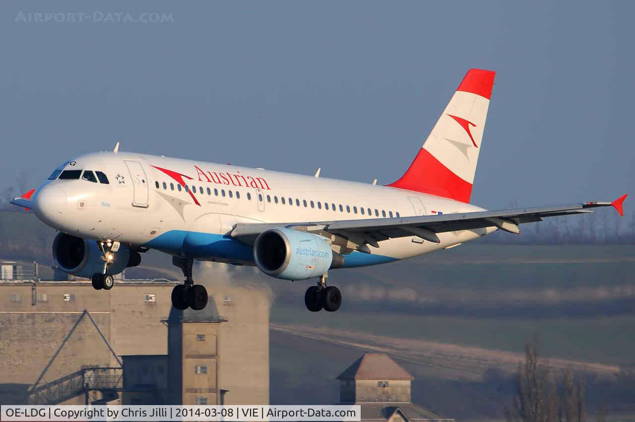 OE-LDG, 2006 Airbus A319-112 C/N 2652, Austrian Airlines