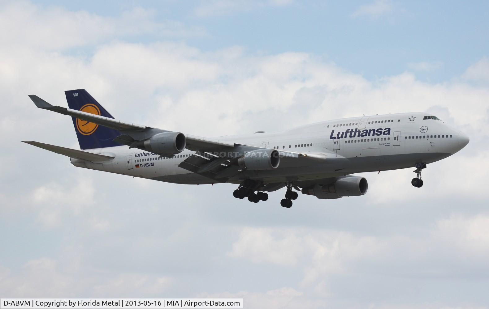 D-ABVM, 1998 Boeing 747-430 C/N 29101, Lufthansa 747-400