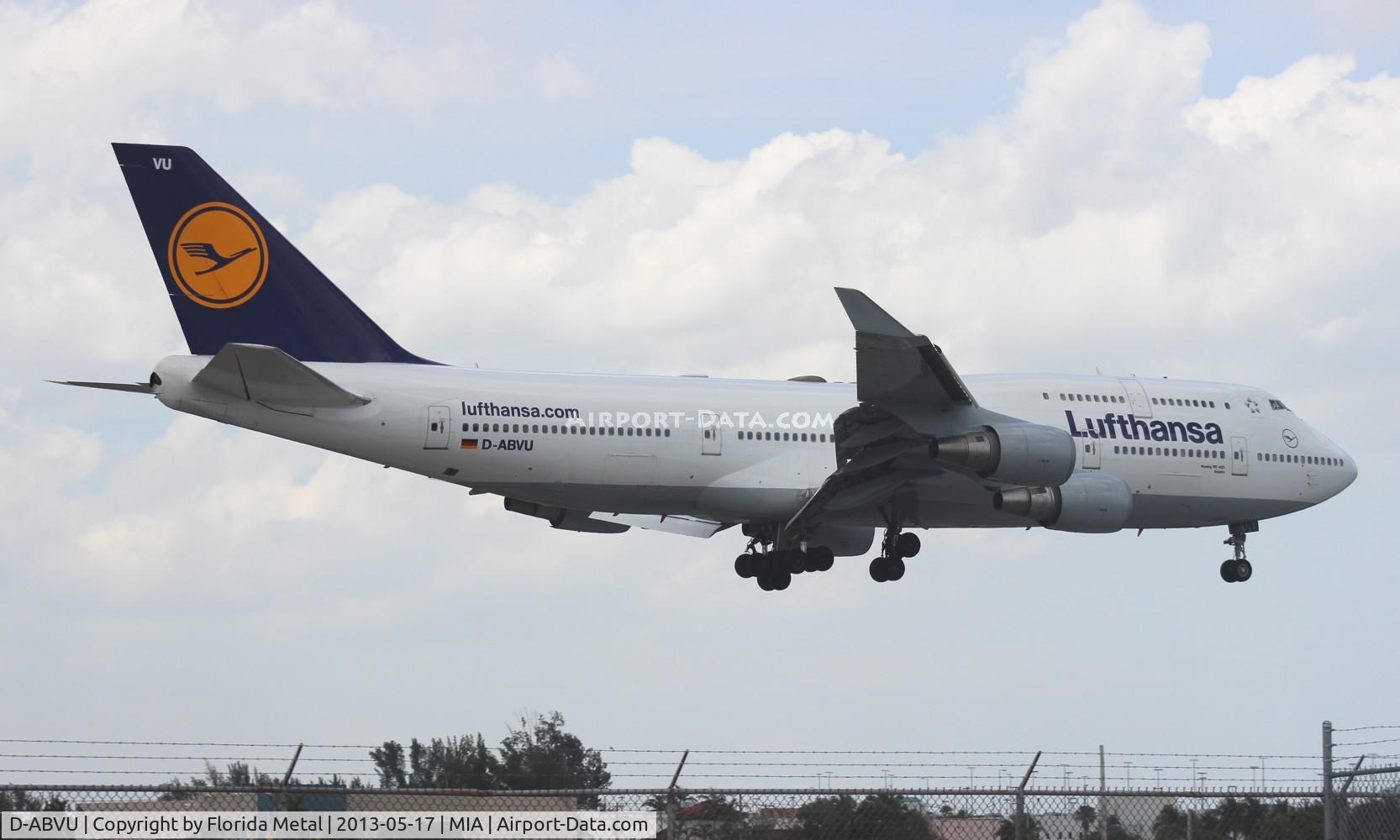 D-ABVU, 1998 Boeing 747-430 C/N 29492, Lufthansa 747-400