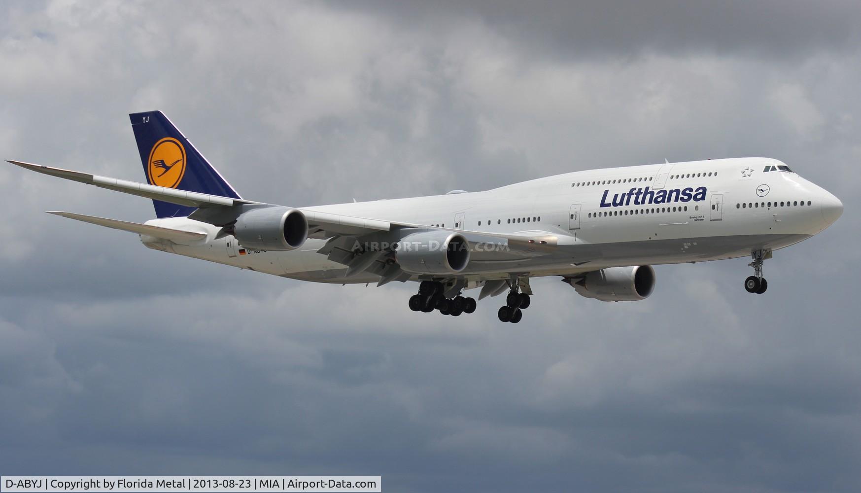 D-ABYJ, 2013 Boeing 747-830 C/N 37834, Lufthansa 747-800