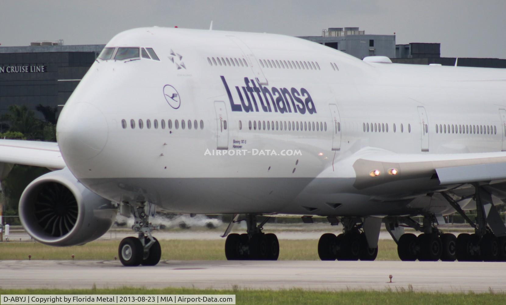 D-ABYJ, 2013 Boeing 747-830 C/N 37834, Lufthansa 747-800