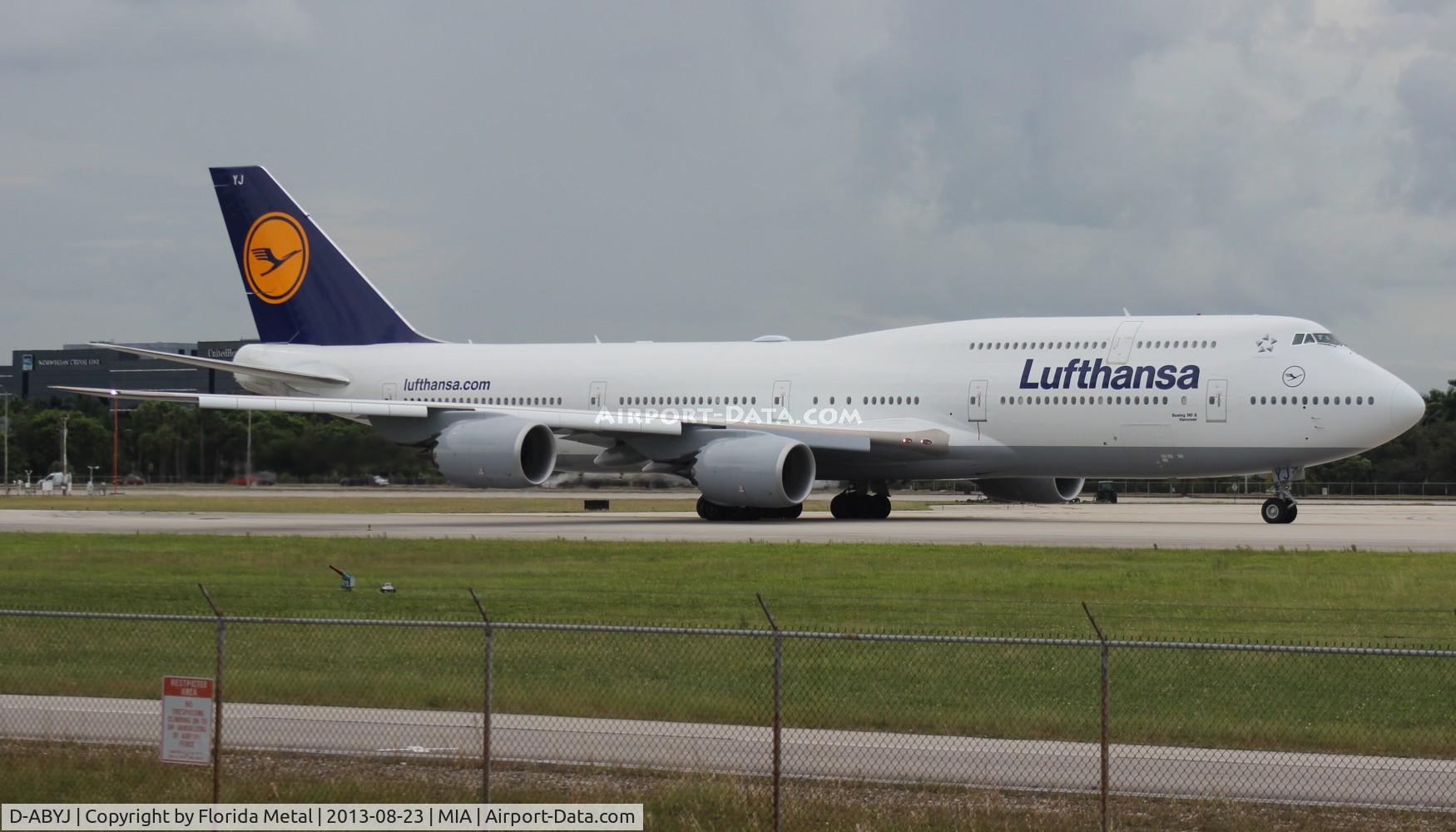 D-ABYJ, 2013 Boeing 747-830 C/N 37834, Lufthansa 747-800