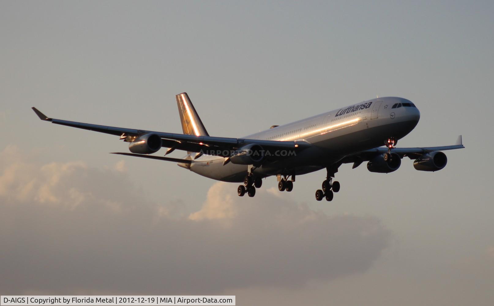 D-AIGS, 1999 Airbus A340-313 C/N 297, Lufthansa A340-300
