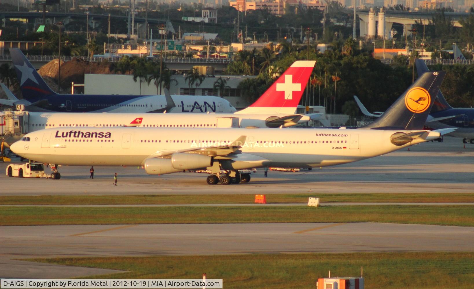 D-AIGS, 1999 Airbus A340-313 C/N 297, Lufthansa A340-300