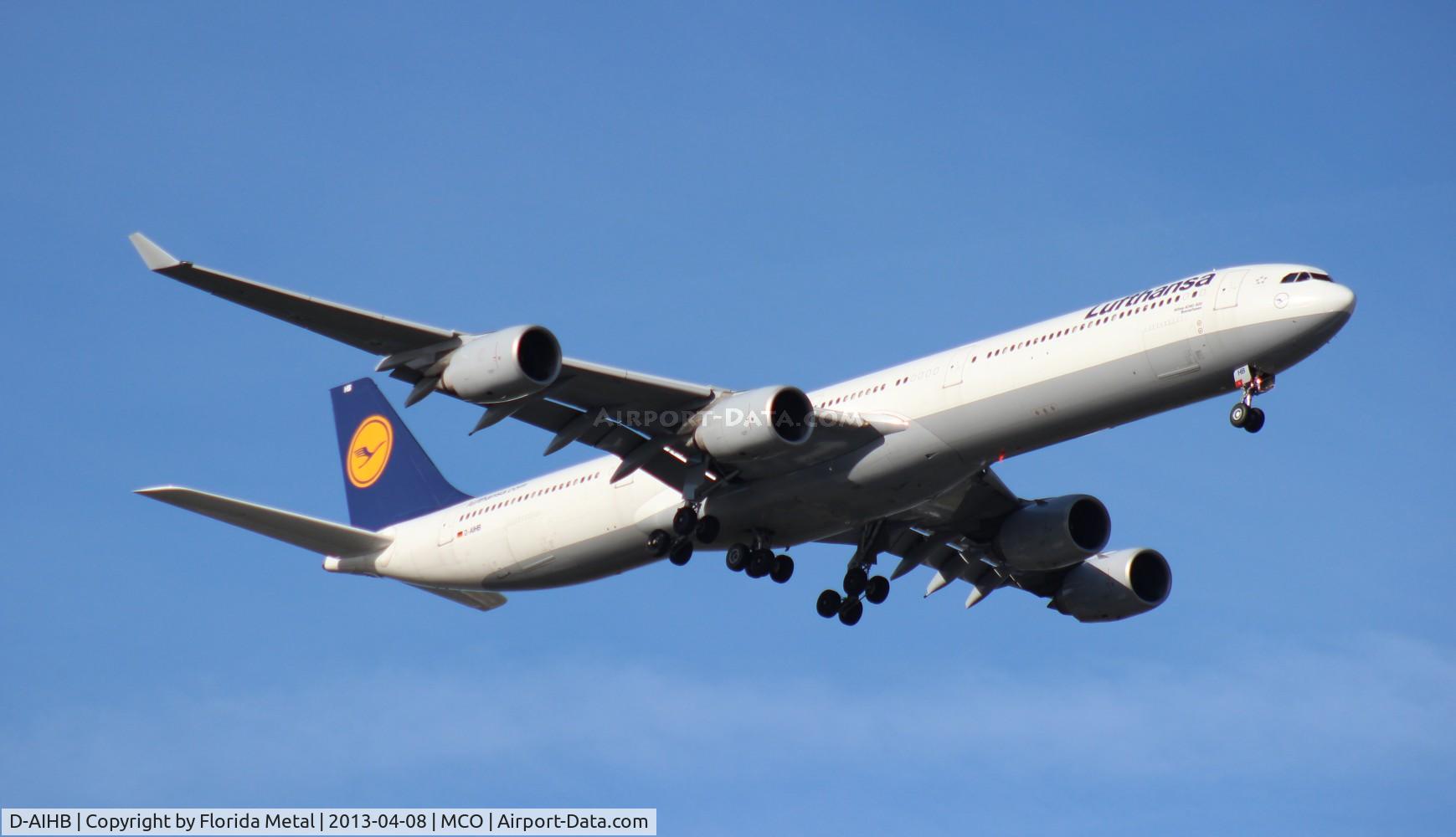 D-AIHB, 2003 Airbus A340-642 C/N 517, Lufthansa A340-300