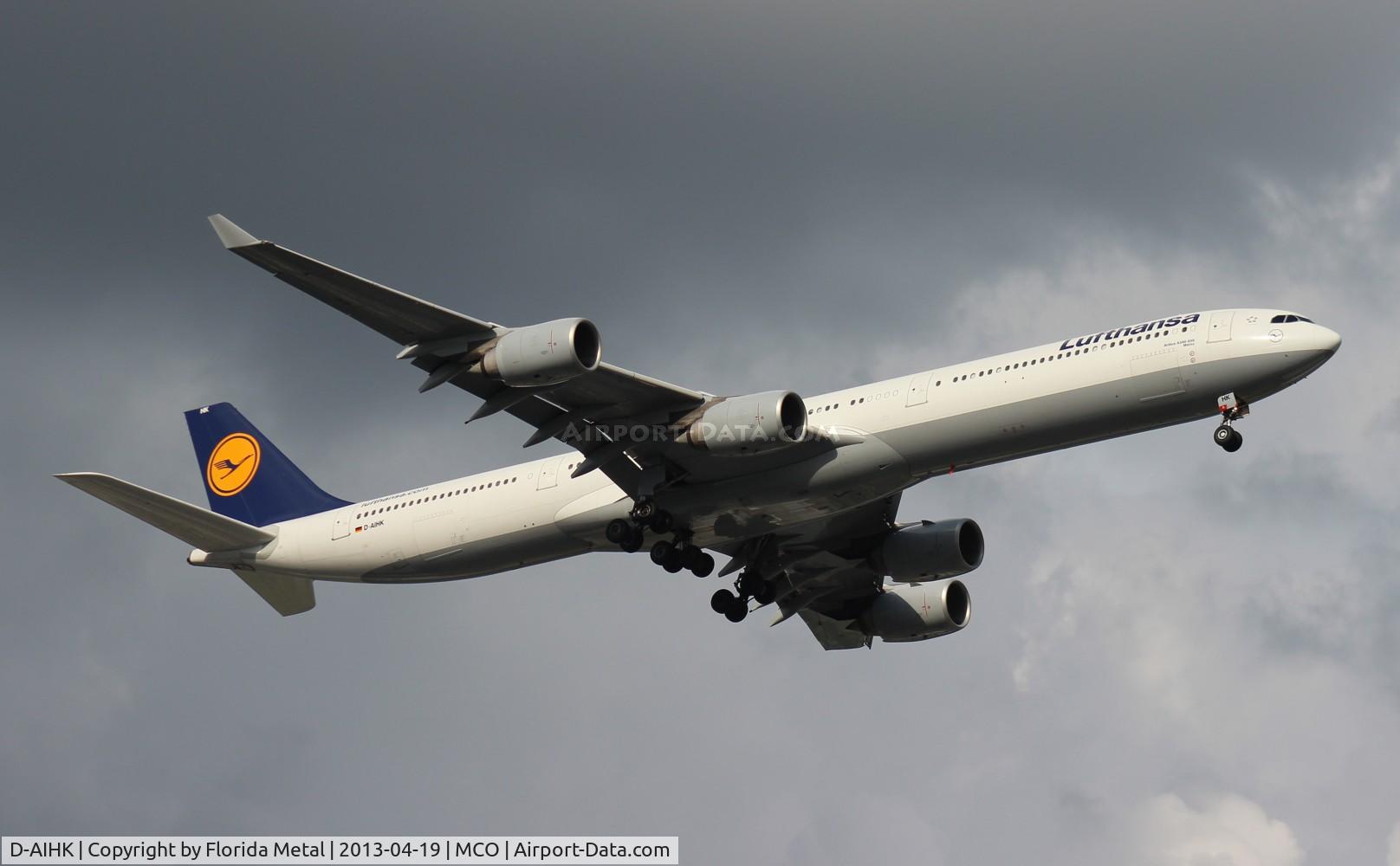 D-AIHK, 2004 Airbus A340-642 C/N 580, Lufthansa A340-600