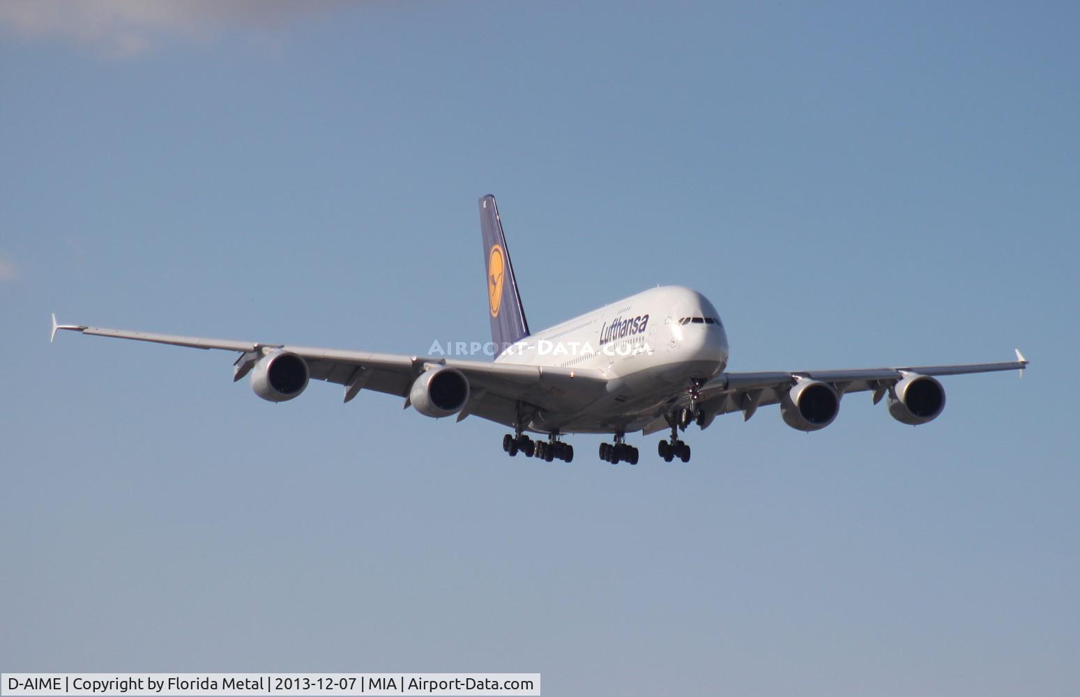 D-AIME, 2010 Airbus A380-841 C/N 061, Lufthansa A380