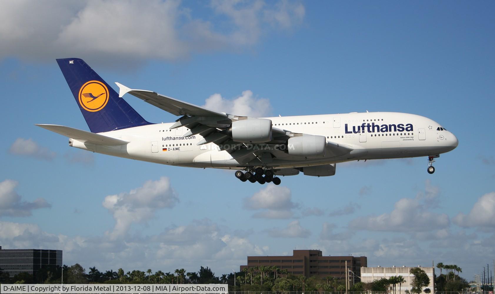 D-AIME, 2010 Airbus A380-841 C/N 061, Lufthansa A380