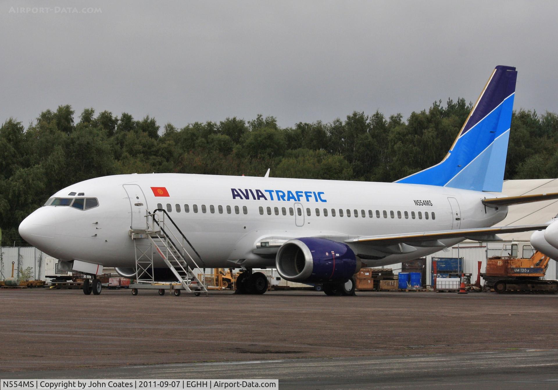 N554MS, 1990 Boeing 737-3Y0 C/N 24681, At European