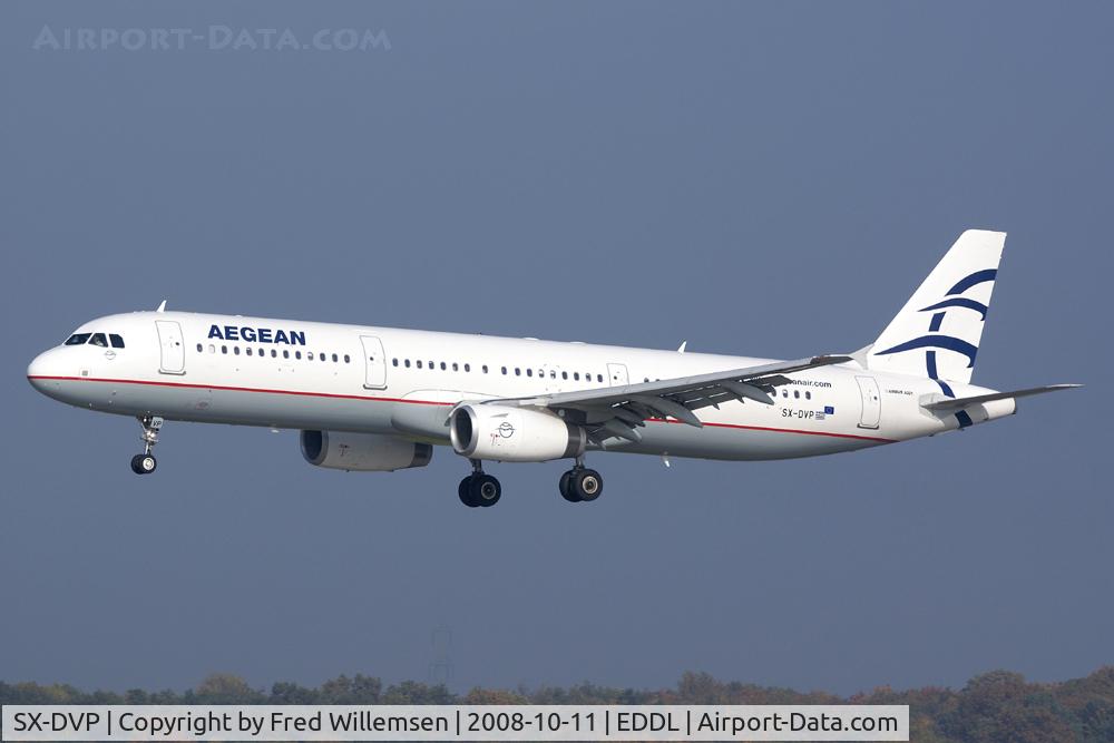 SX-DVP, 2008 Airbus A321-232 C/N 3527, Aegean
