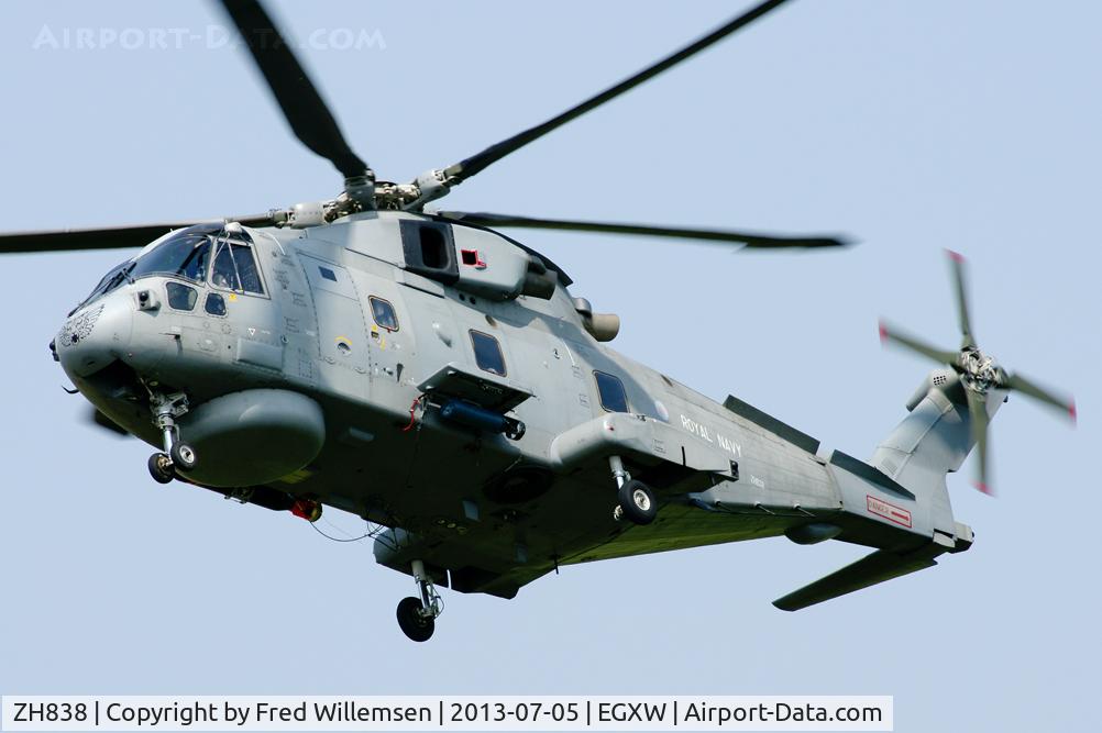 ZH838, 1999 AgustaWestland EH-101 Merlin HM1 (Mk111) C/N 50077/RN18, 814sq aircraft