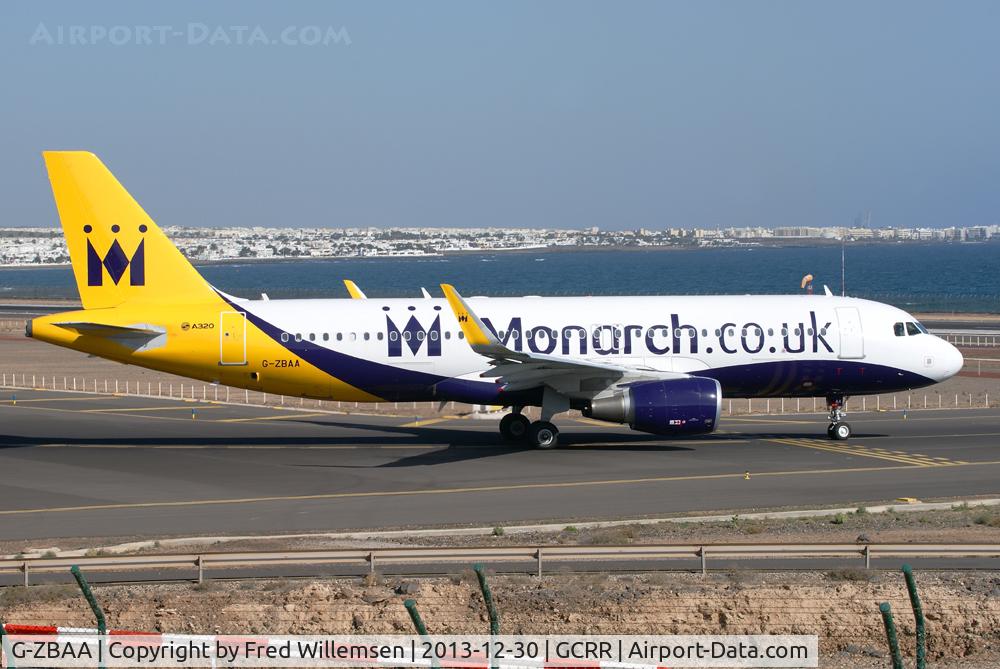 G-ZBAA, 2013 Airbus A320-214 C/N 5526, Monarch