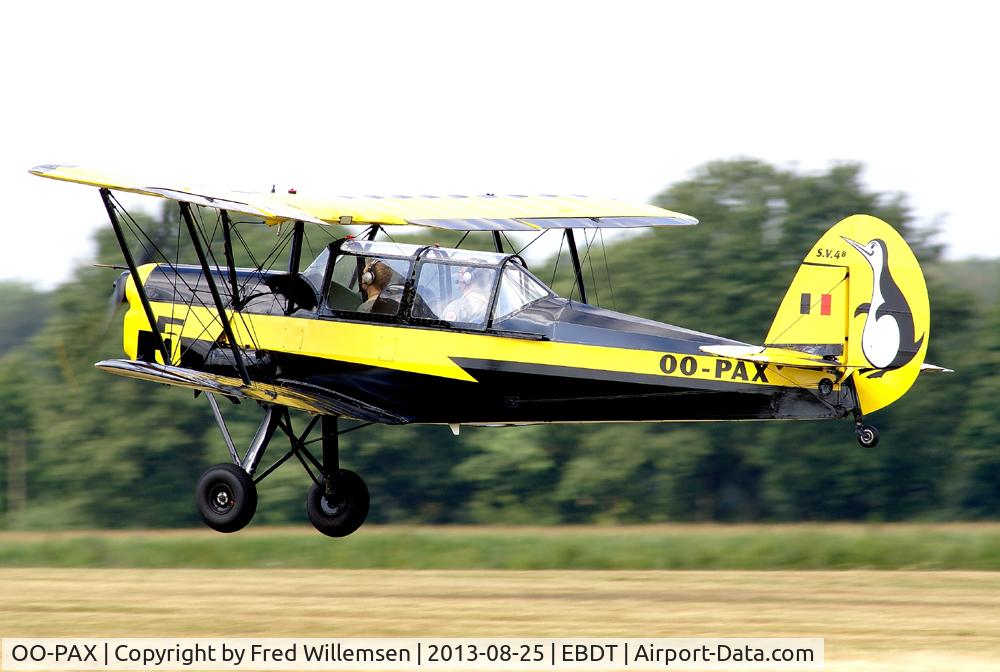 OO-PAX, 1948 Stampe-Vertongen SV-4B C/N 1147, 