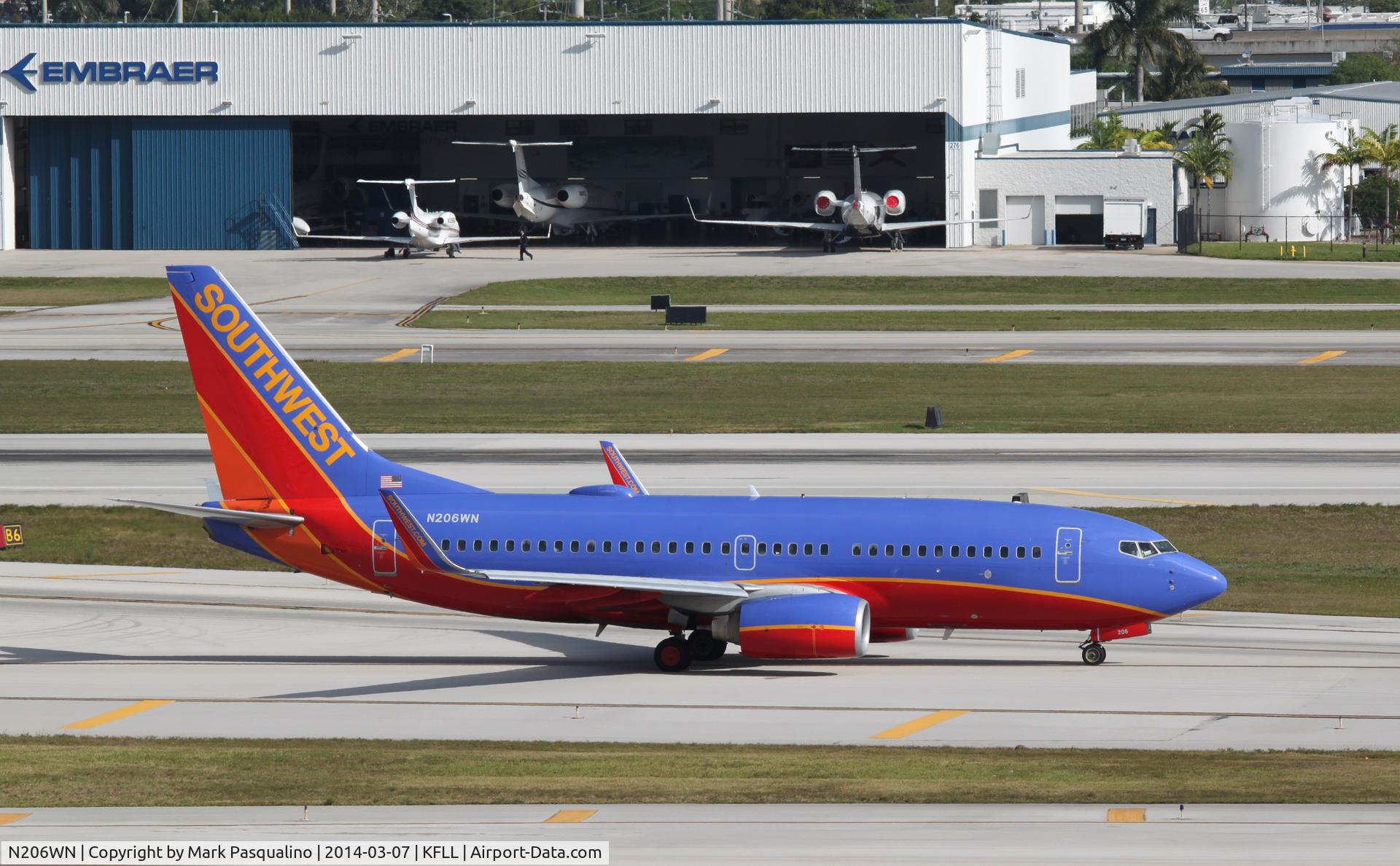 N206WN, 2005 Boeing 737-7H4 C/N 34011, Boeing 737-700