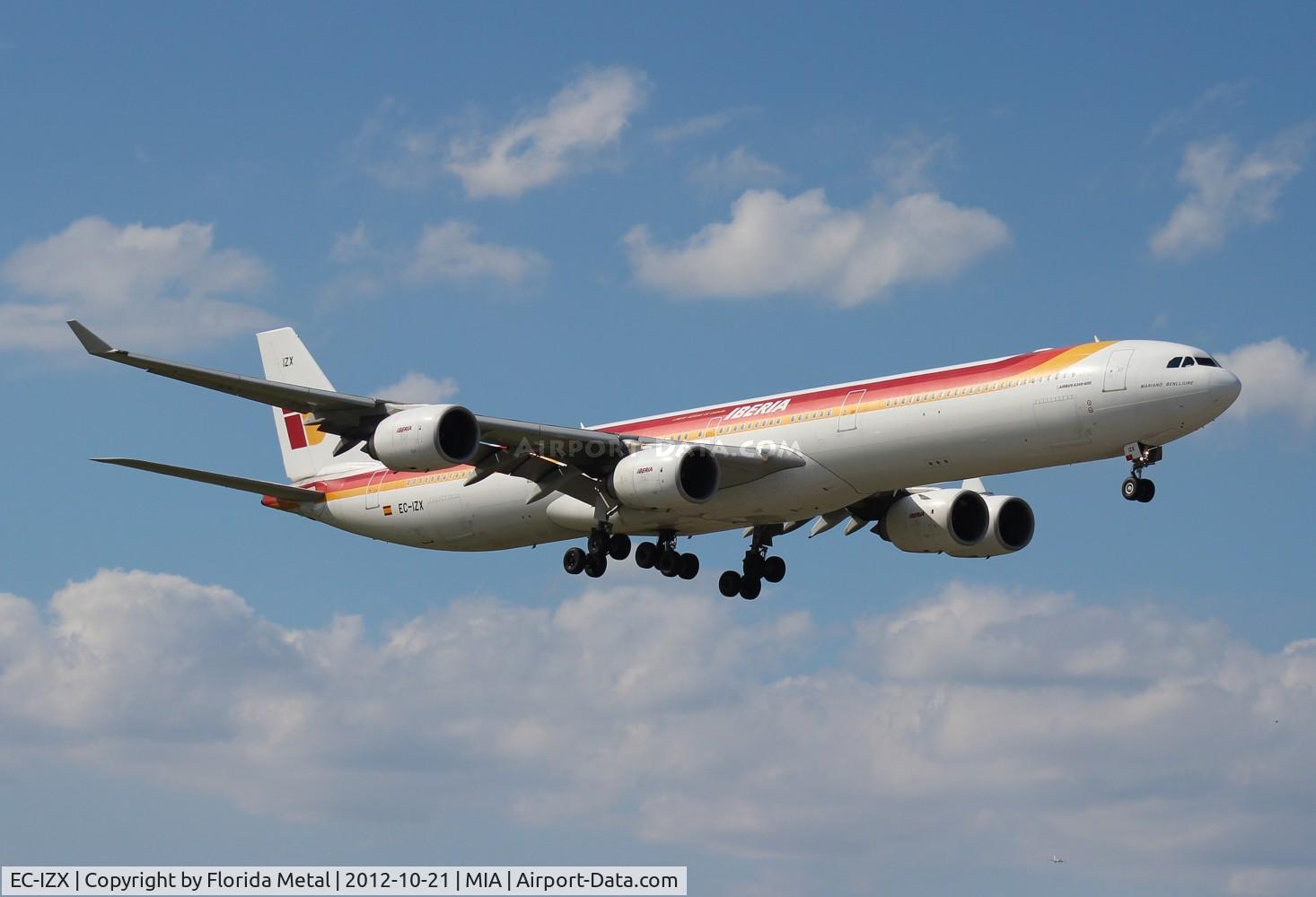 EC-IZX, 2004 Airbus A340-642 C/N 601, Iberia A340-600