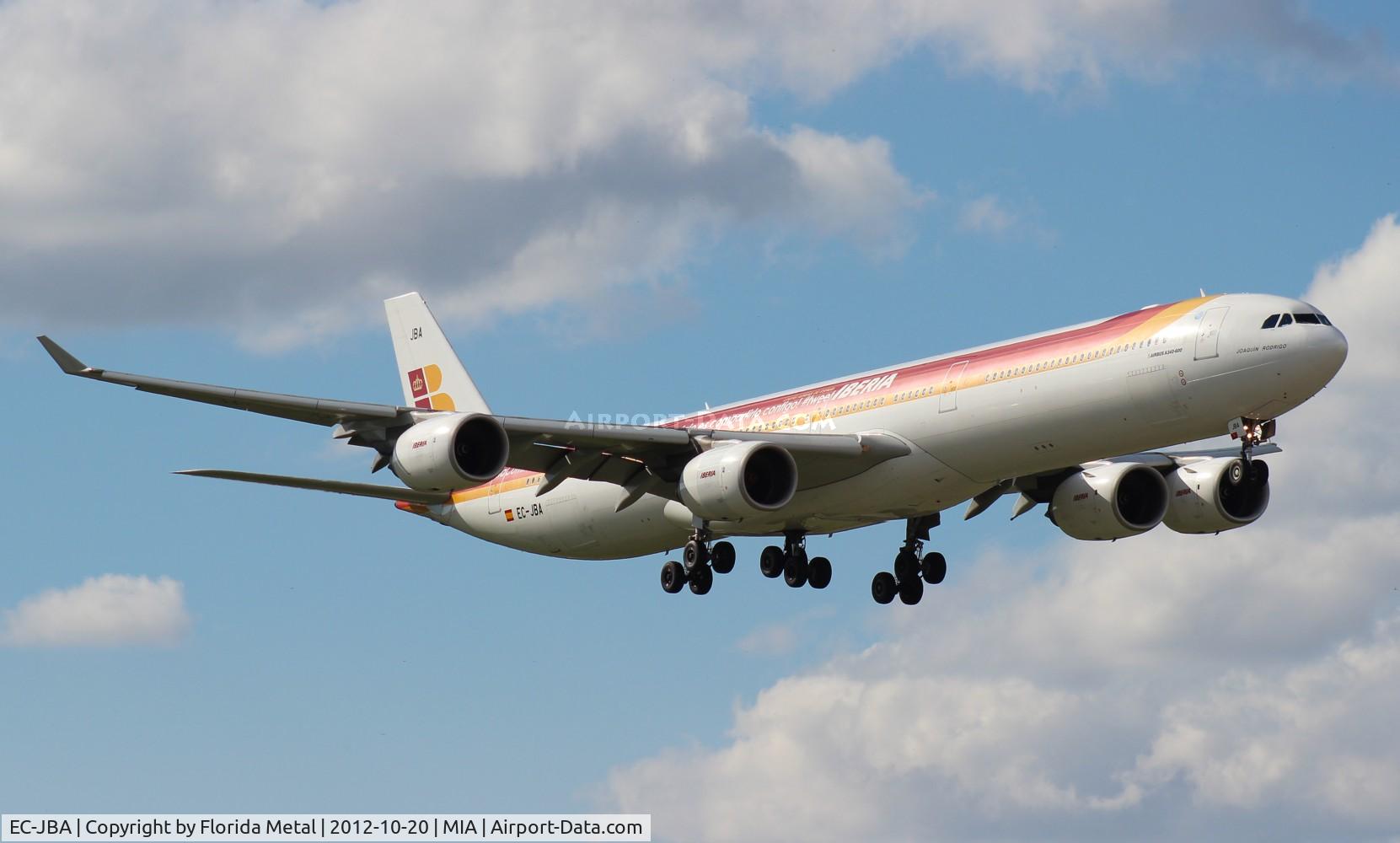 EC-JBA, 2004 Airbus A340-642 C/N 606, Iberia A340-600