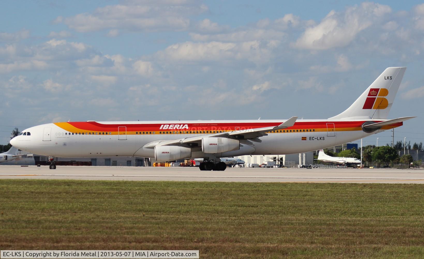 EC-LKS, 2001 Airbus A340-313 C/N 414, Iberia A340-300