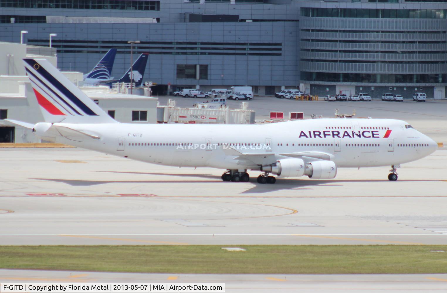 F-GITD, 1992 Boeing 747-428 C/N 25600, Air France 747-400