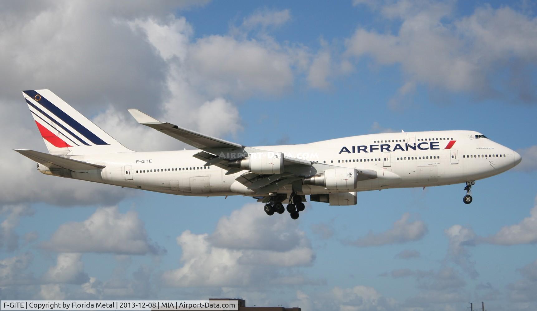 F-GITE, 1992 Boeing 747-428 C/N 25601, Air France 747-400