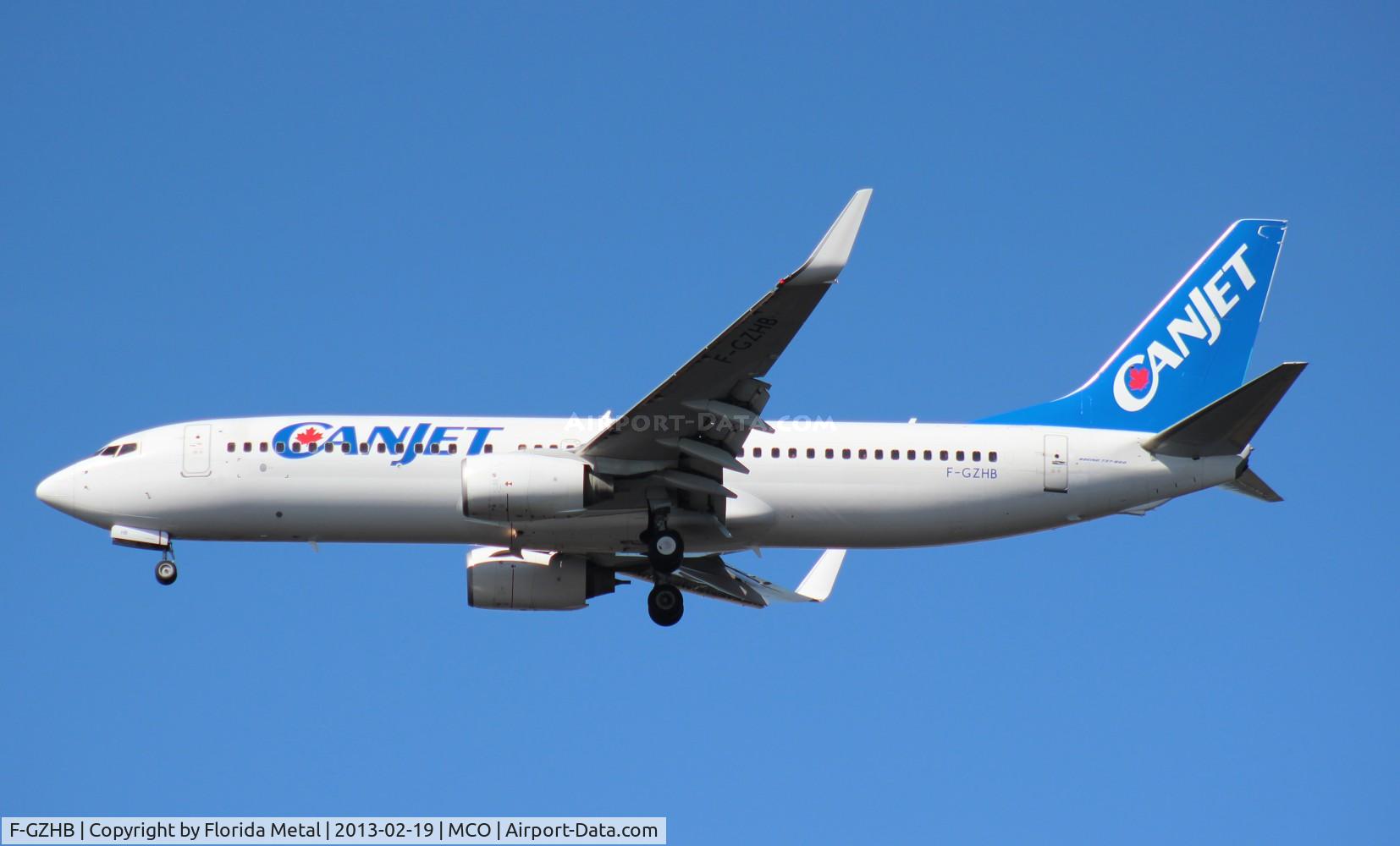 F-GZHB, 2007 Boeing 737-8GJ C/N 34902, Can Jet 737-800