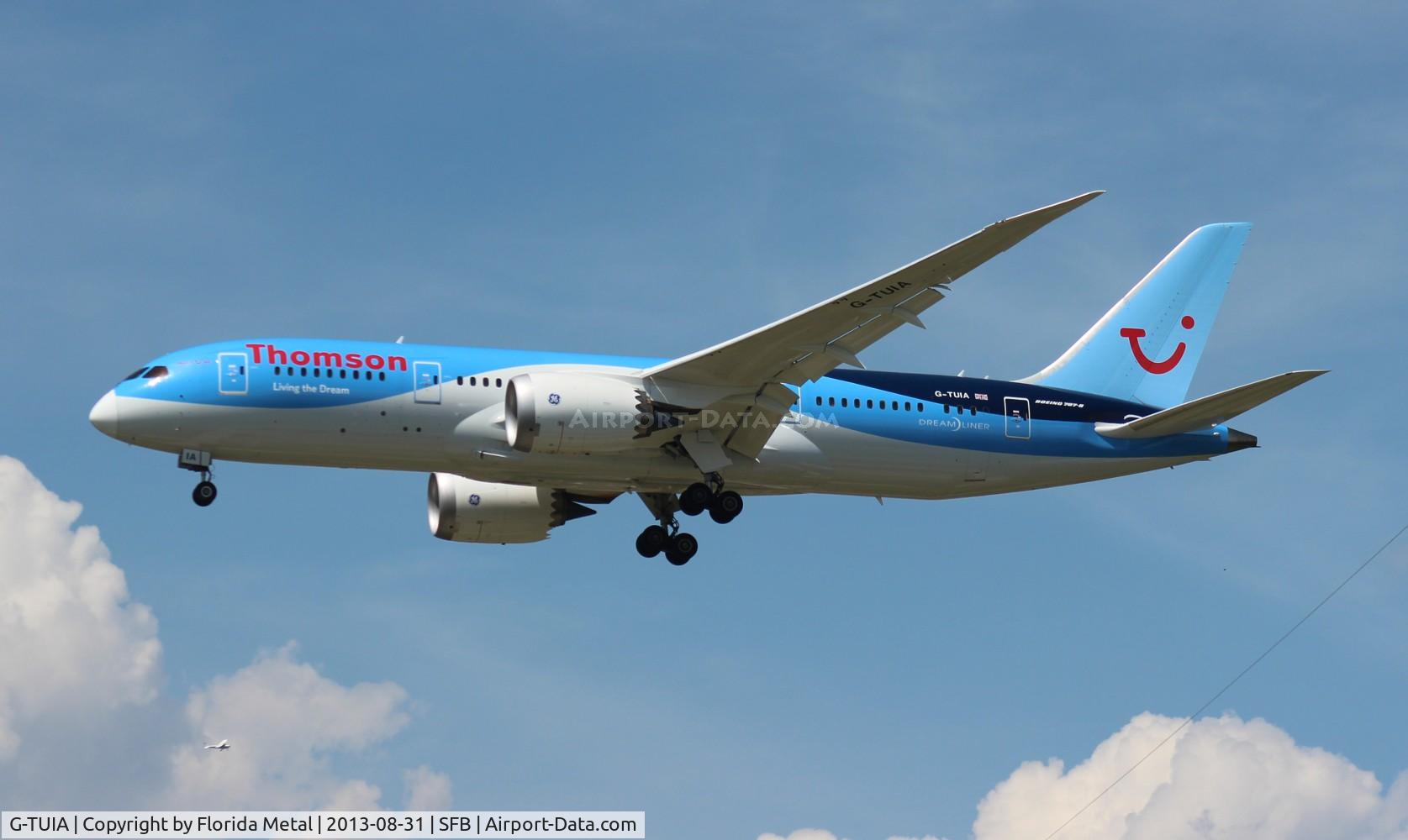 G-TUIA, 2013 Boeing 787-8 Dreamliner C/N 34422, Thomson 787-8