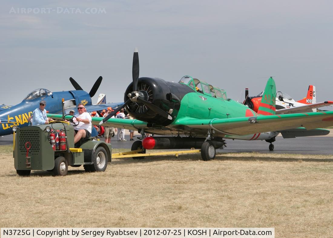 N3725G, 1944 North American SNJ-5 Texan Texan C/N 84875, AirVenture 2012