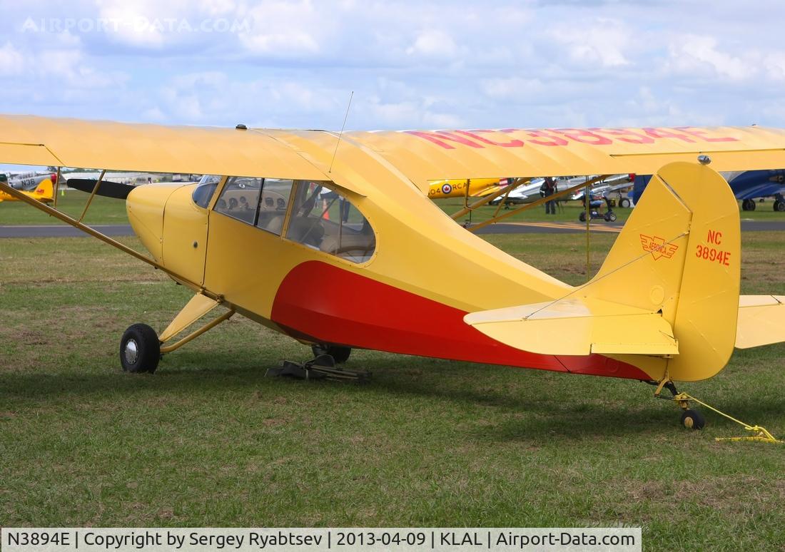 N3894E, 1947 Champion 7AC C/N 7AC-7111, Sun'n-Fun 2013