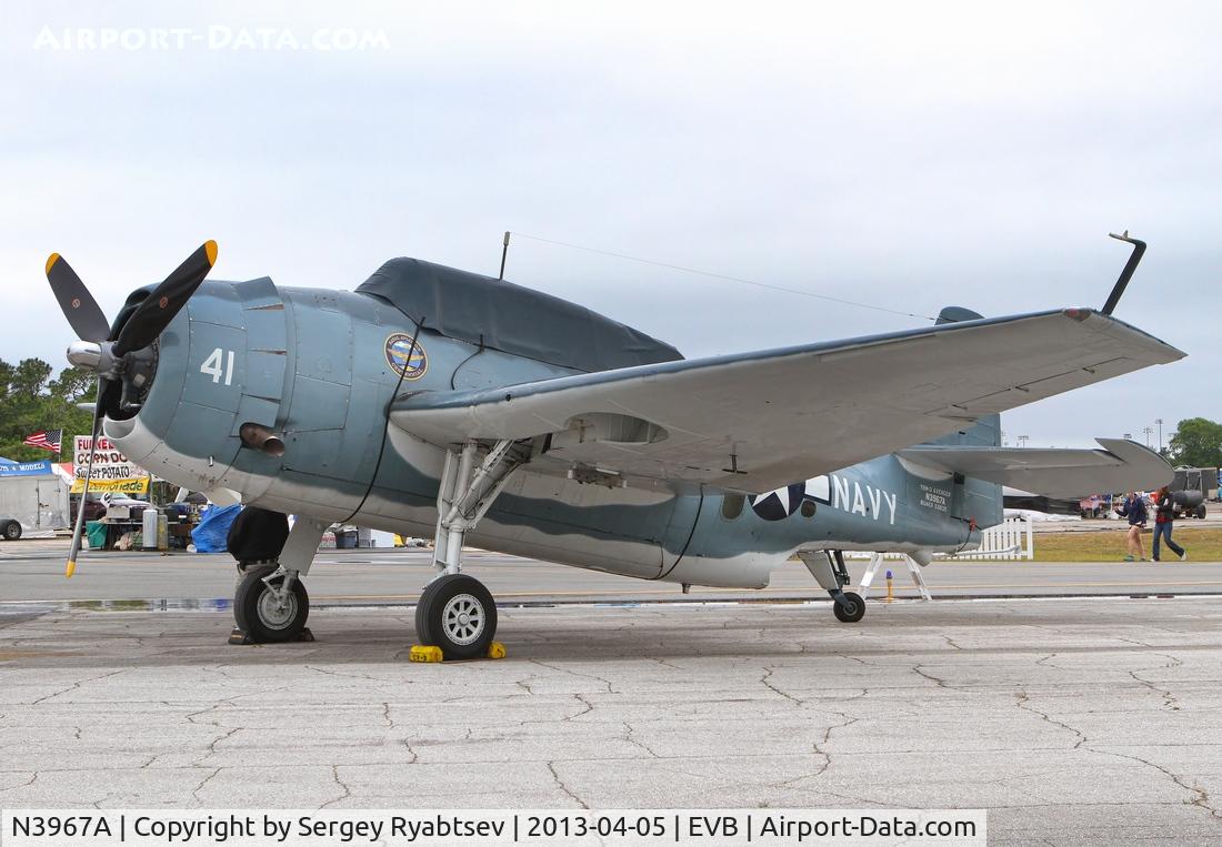 N3967A, 1945 Grumman TBM-3U Avenger C/N 53835, New Smyrna 2013