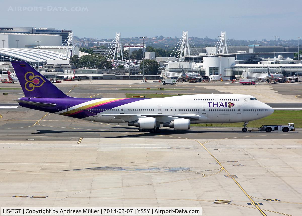 HS-TGT, 1996 Boeing 747-4D7 C/N 26616, Sydney 2014