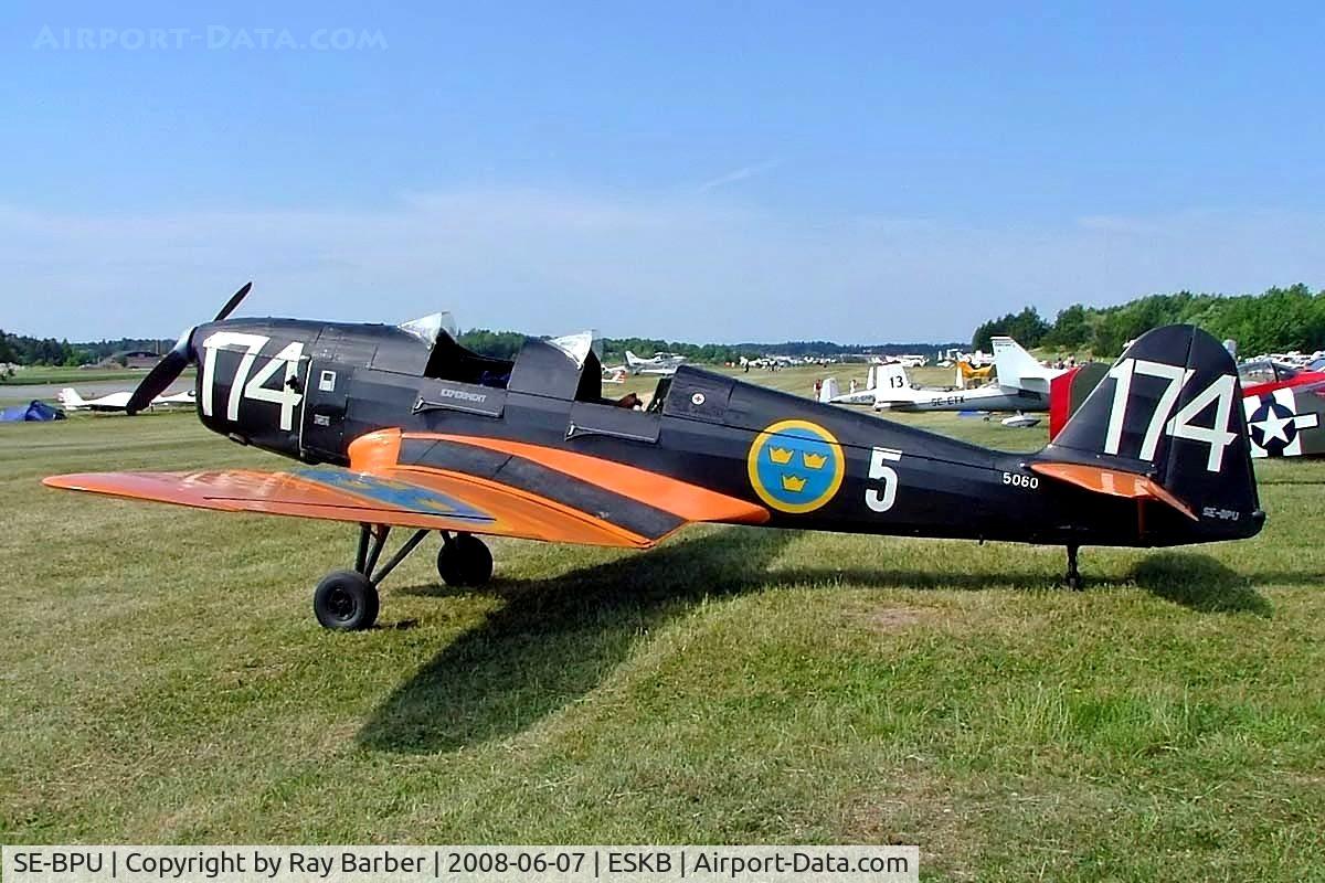 SE-BPU, 1941 Klemm Kl-35D C/N 2009-79, Klemm KI.135D [2009] Stockholm-Barkarby~SE 07/06/2008