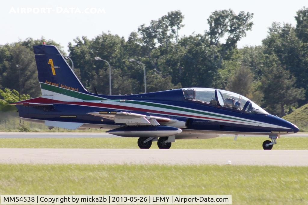 MM54538, Aermacchi MB-339PAN C/N 6759/154/AA070, Landing