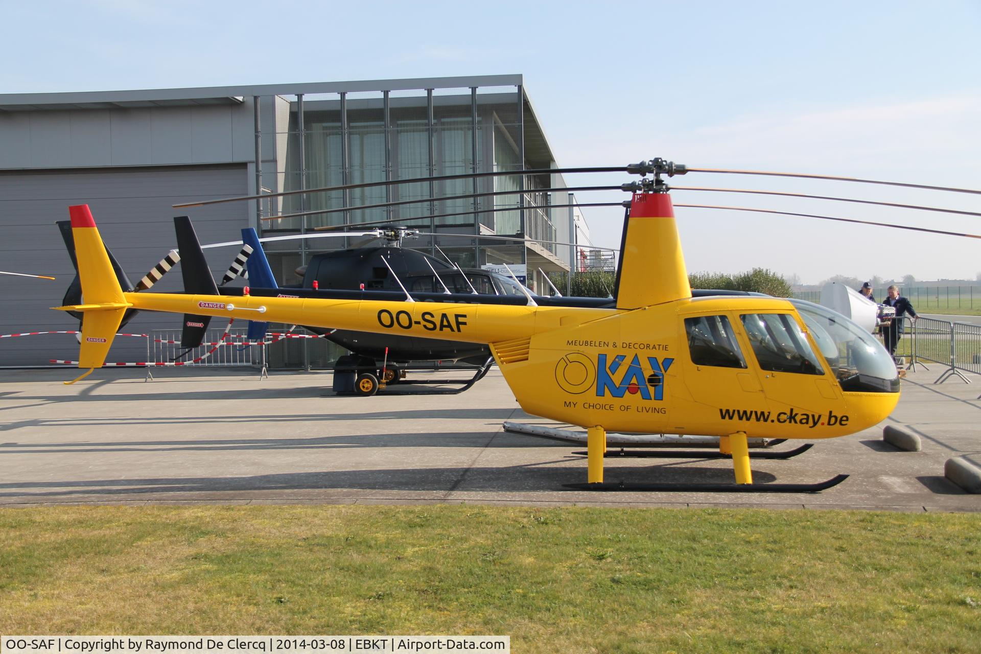 OO-SAF, 2008 Robinson R44 Raven II C/N 12196, Luchtvaartdag 2014