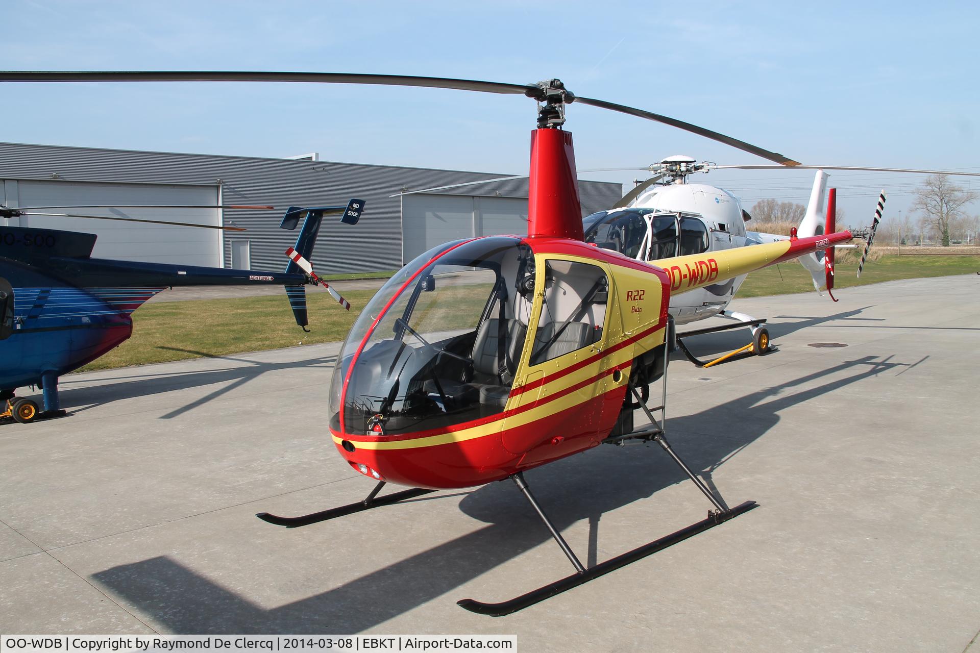 OO-WDB, Robinson R22 Beta C/N 2081, Luchtvaartdag 2014