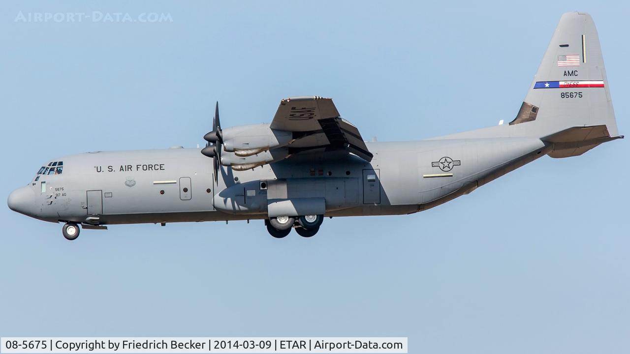 08-5675, 2008 Lockheed Martin C-130J-30 Super Hercules C/N 382-5675, on final RW26