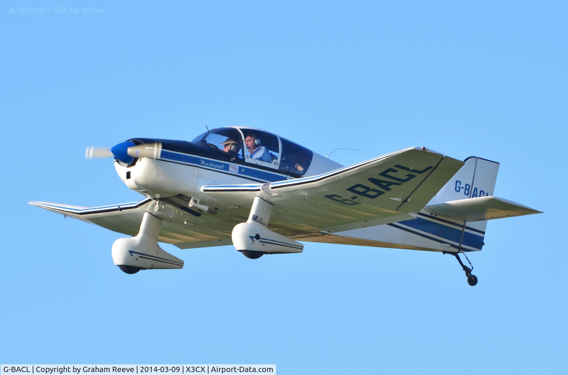 G-BACL, 1963 SAN Jodel D-150 Mascaret C/N 31, Just taken off.