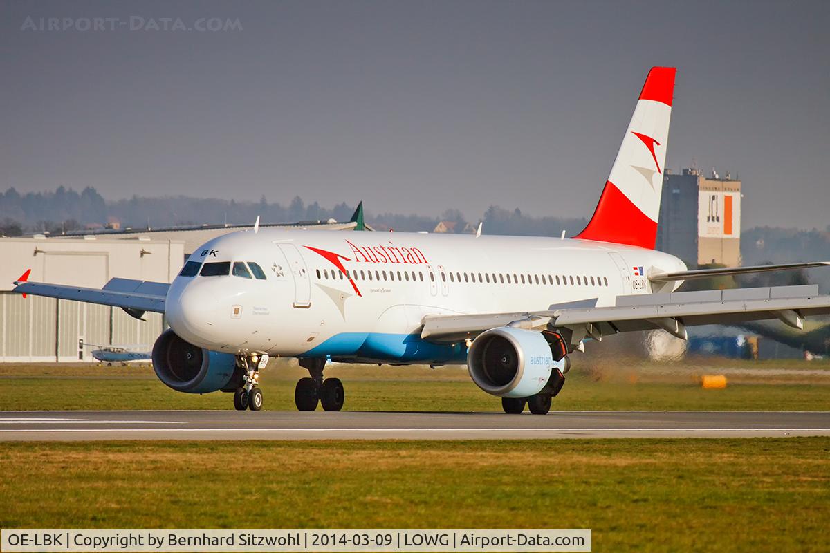 OE-LBK, 2003 Airbus A320-214 C/N 1931, Graz- Hurghada
