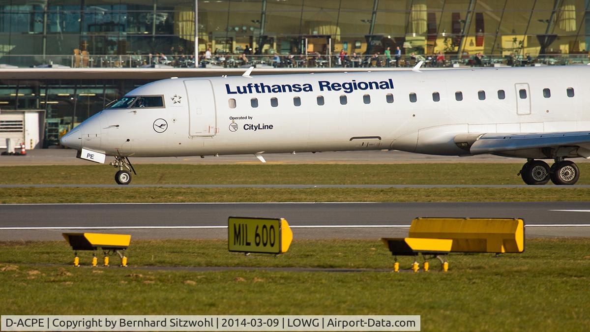D-ACPE, 2001 Bombardier CRJ-701ER (CL-600-2C10) Regional Jet C/N 10027, Lufthansa Regional