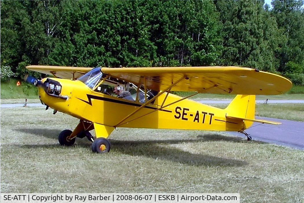 SE-ATT, 1944 Piper J3C-65 Cub Cub C/N 11979, Piper J3C-65 Cub [11979] Stockholm-Barkarby~SE 07/06/2008