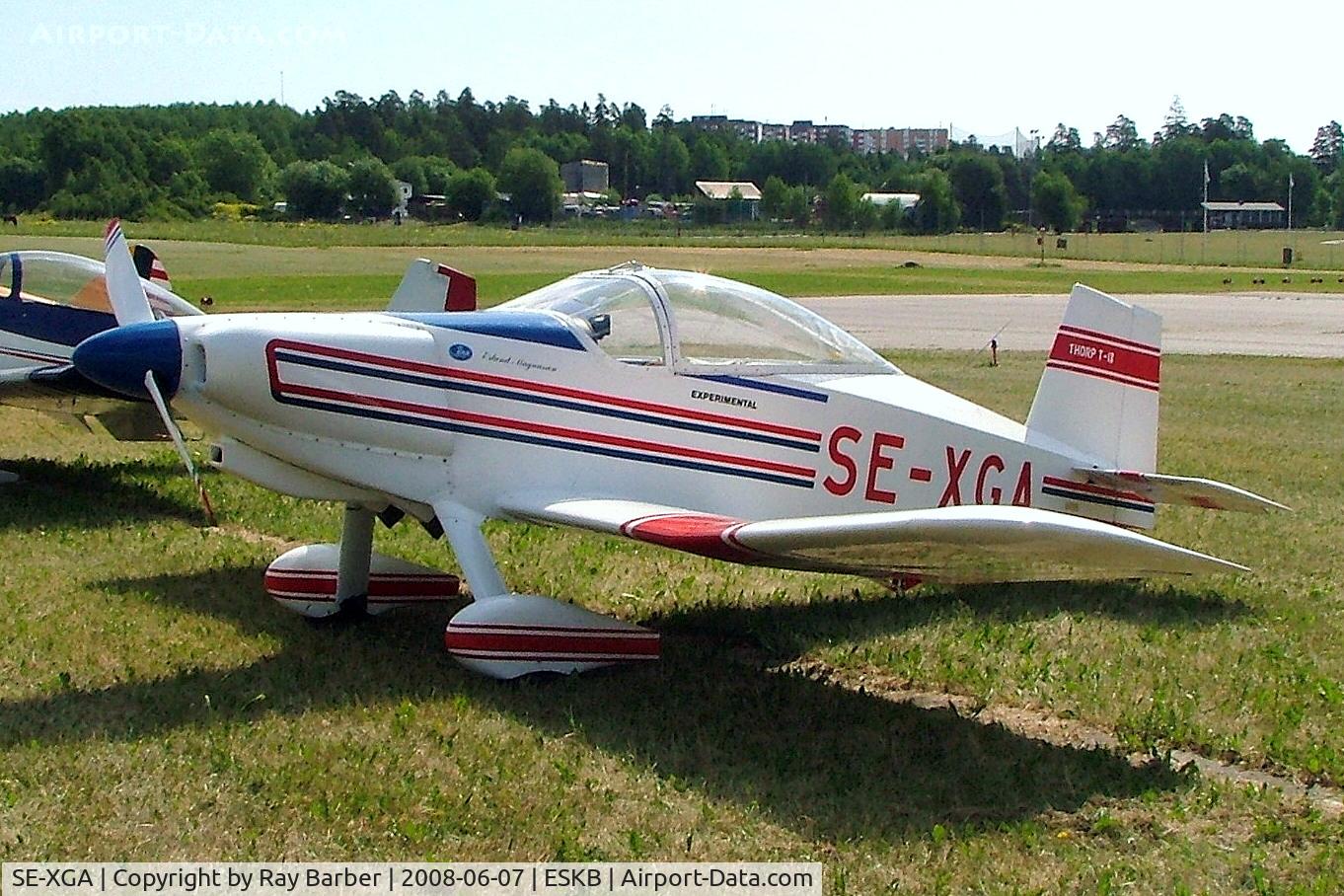 SE-XGA, 1989 Thorp T-18 Tiger C/N 1308-39, Thorp T.18 Tiger [1308] Stockholm-Barkarby~SE 07/06/2008