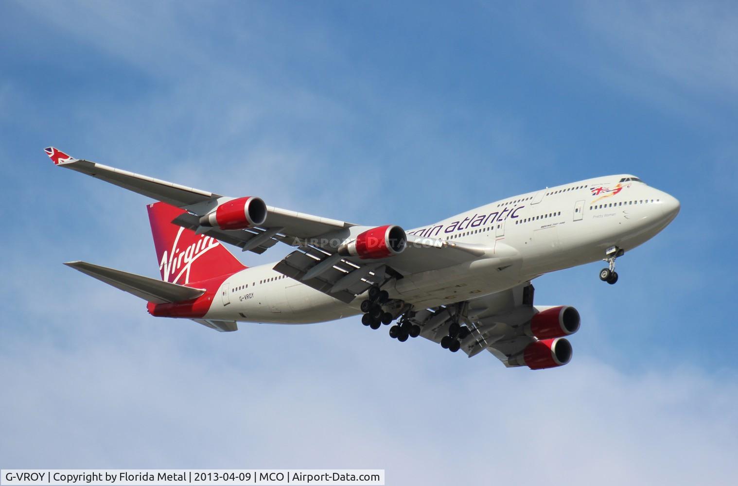 G-VROY, 2001 Boeing 747-443 C/N 32340, Virgin Atlantic 747-400