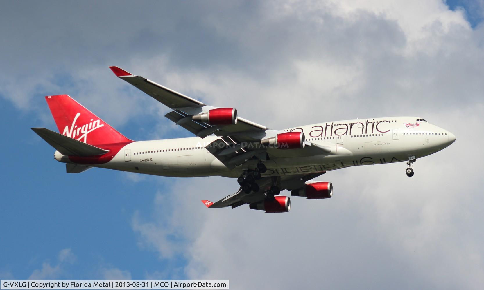 G-VXLG, 1998 Boeing 747-41R C/N 29406, Virgin Atlantic 747-400