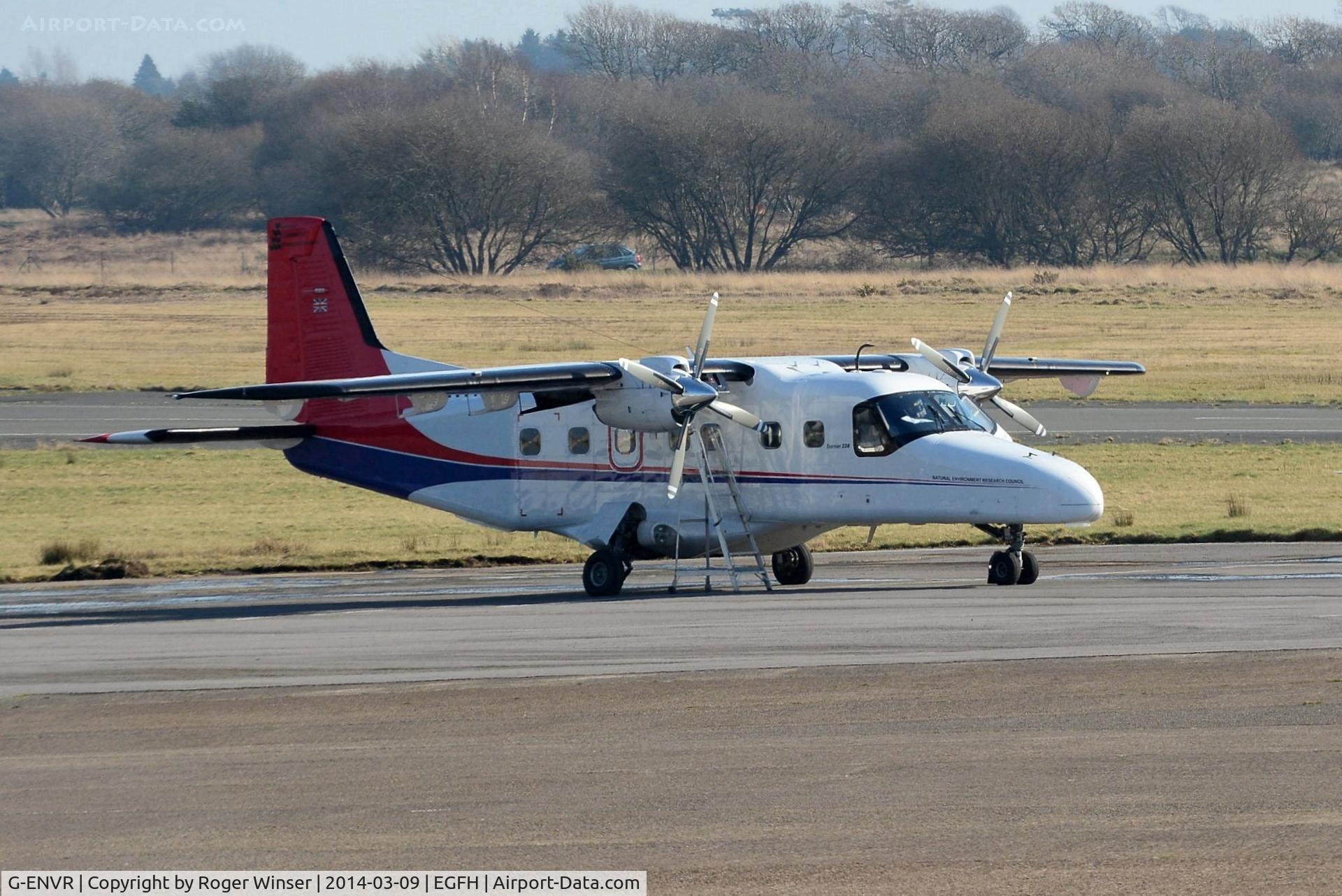 G-ENVR, 1985 Dornier 228-101 C/N 7051, Visiting Do228 operated by the Natural Environment Research Council. Previously registered D-CALM.
