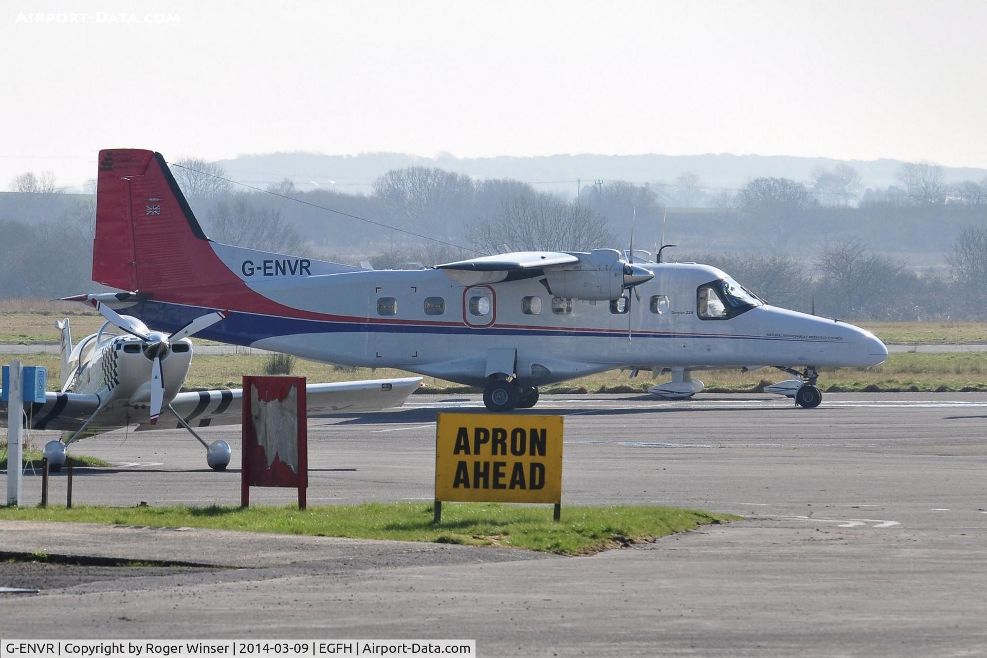 G-ENVR, 1985 Dornier 228-101 C/N 7051, Visiting Do228 operated by the Natural Environment Research Council. Previously registered D-CALM.
